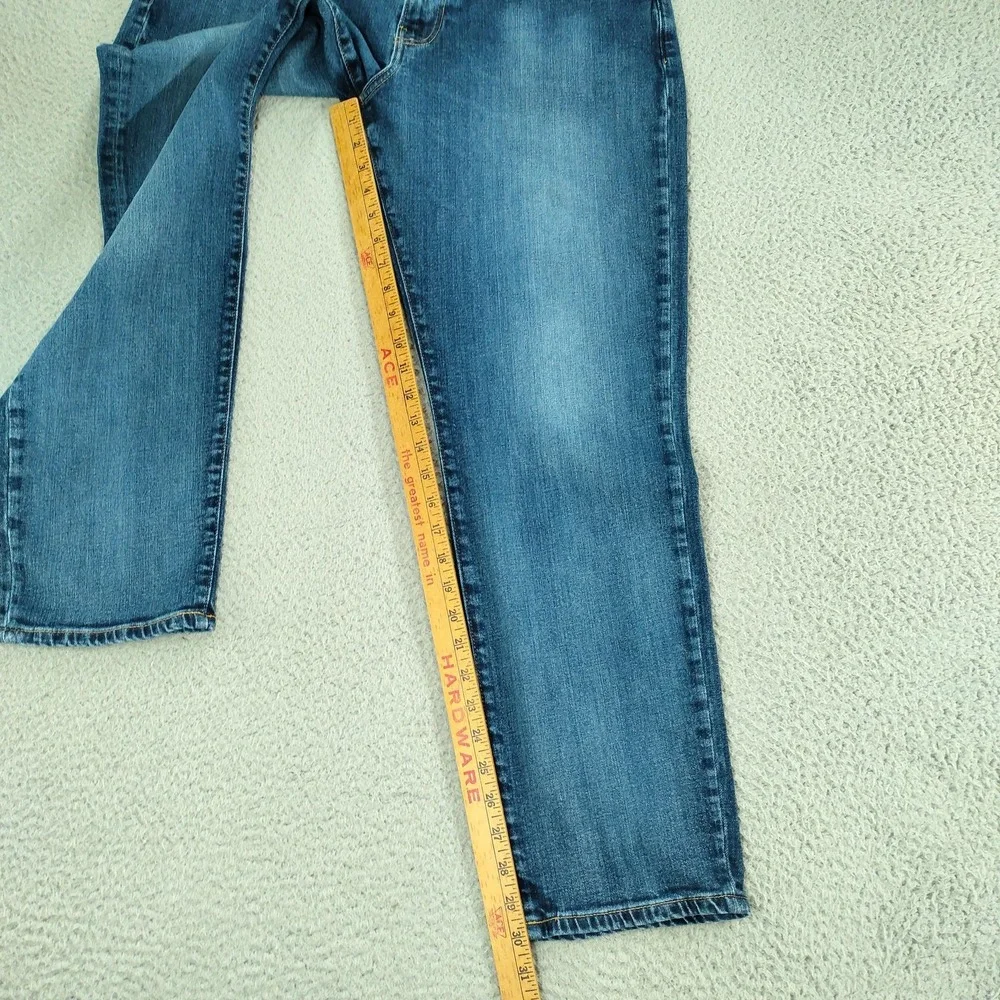 Lucky Brand 121 Heritage Slim Jeans Mens 38x30 Blue Medium Wash Stretch Denim